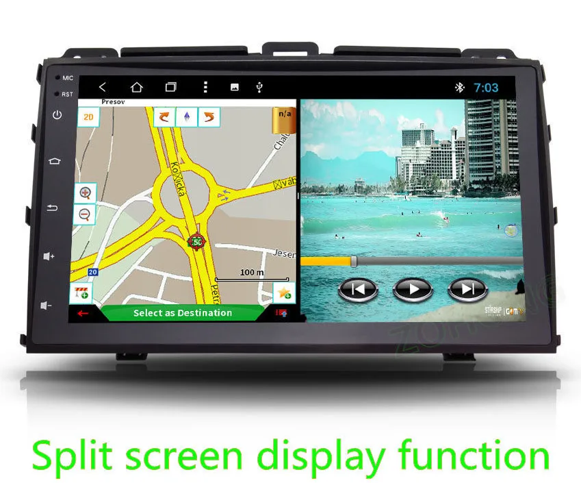 Flash Deal 2 din 9 " Octa 8 Core Android Car multimedia DVD Player for Toyota Prado 120 for Lexus GX470 autoradio CAR GPS navigation Radio 26