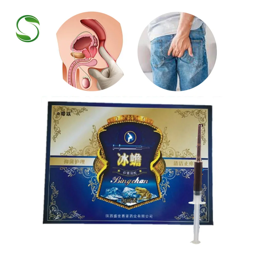 24 Pcs/4 Packs Medicine Herbal Anti Hemorrhoids Gel Ointment Sterilize