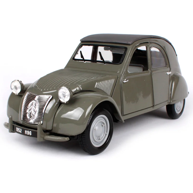 Maisto 1:18 1952 citroen 2cv серая Автомобильная литая машина 213*81*85 мм роскошная классическая