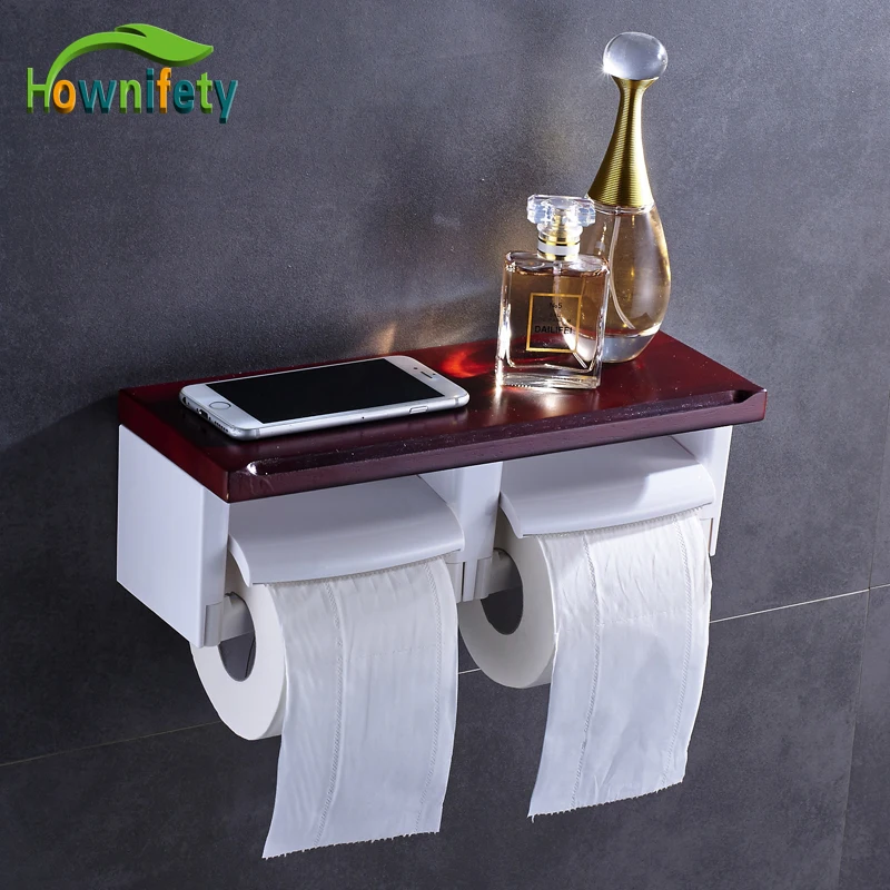 

Bathroom Toilet Paper Holder Bathroom Tissue Accessories with Phone Holder