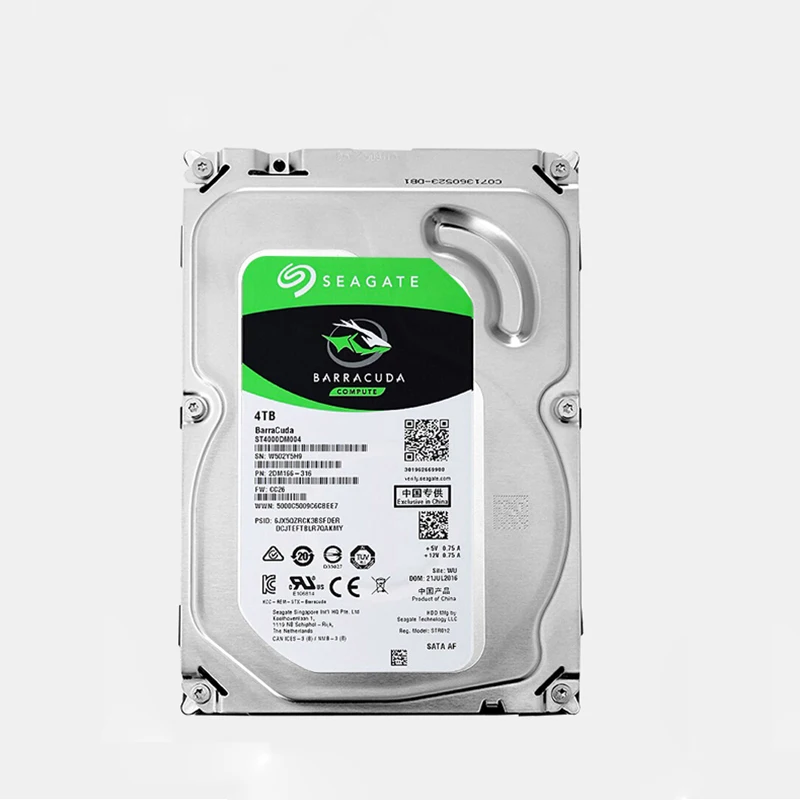  Seagate ST4000DM004 baracuda 4TB 35 pulgadas caché interno de 256MB HDD5400RPM SATA 30 6 Gb/s disco