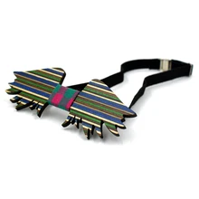 Новинка, цветной винтажный деревянный галстук-бабочка в полоску, однотонный деревянный галстук ручной работы, свадебные галстуки-бабочки для мужчин, галстук-бабочка, деревянный лук