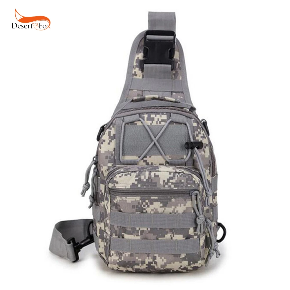 

5 Color Outdoor Military Camouflage Sling Pack 600D Cordura Urban Sports Chest Bag Waterproof Hunting Molle Messenger Bag