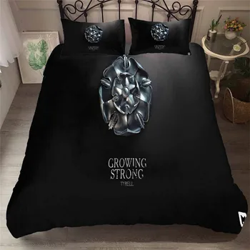 

HELENGILI 3D Bedding Set game of Thrones Print Duvet Cover Set Bedcloth with Pillowcase Bed Set Home Textiles #GOT-19