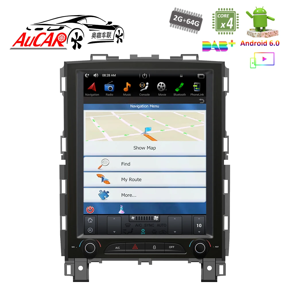 Perfect Android Tesla Style car gps radio for Renault Koleos Megane 4 multimedia player Audio Bluetooth Radio WIFI 4G Vertical Stereo 5