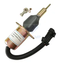 12V Fuel Shut Off Solenoid 3939018 SA-4889-12 for Excavator, 3 month warranty