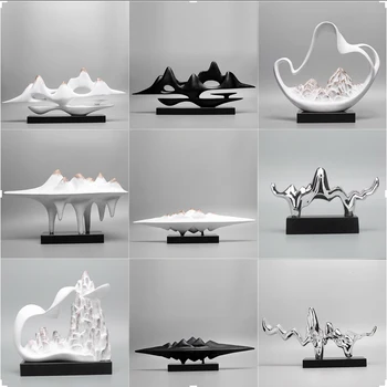 

Traditional Chinese Creative resin mountain Design statue home decor crafts room decoration objects parlor vintage big figurine