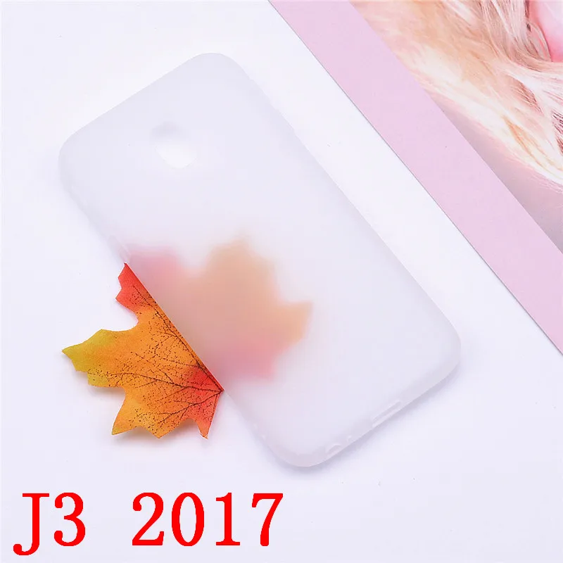 Transparent White Силиконовый чехол-накладка из мягкого ТПУ чехол для Samsung Galaxy J3 j310 J320 J3 J330 Galaxy J3 Pro J330F J3 6 чехол силиконовый чехол Funda - Цвет: Transparent White