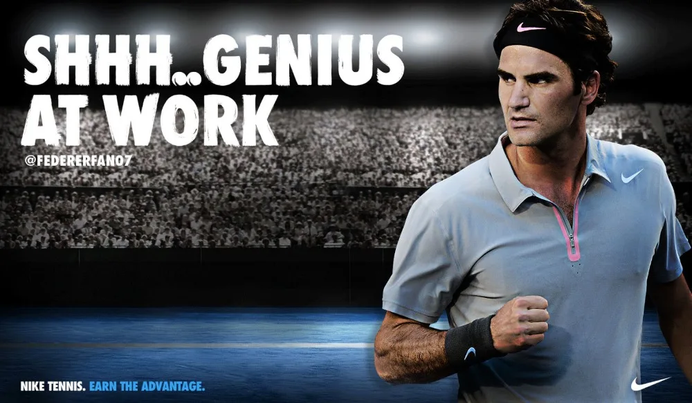 Home Decor Roger Federer Tennis players 1-Silk Art Poster Wall Sicker Decoration Gift
