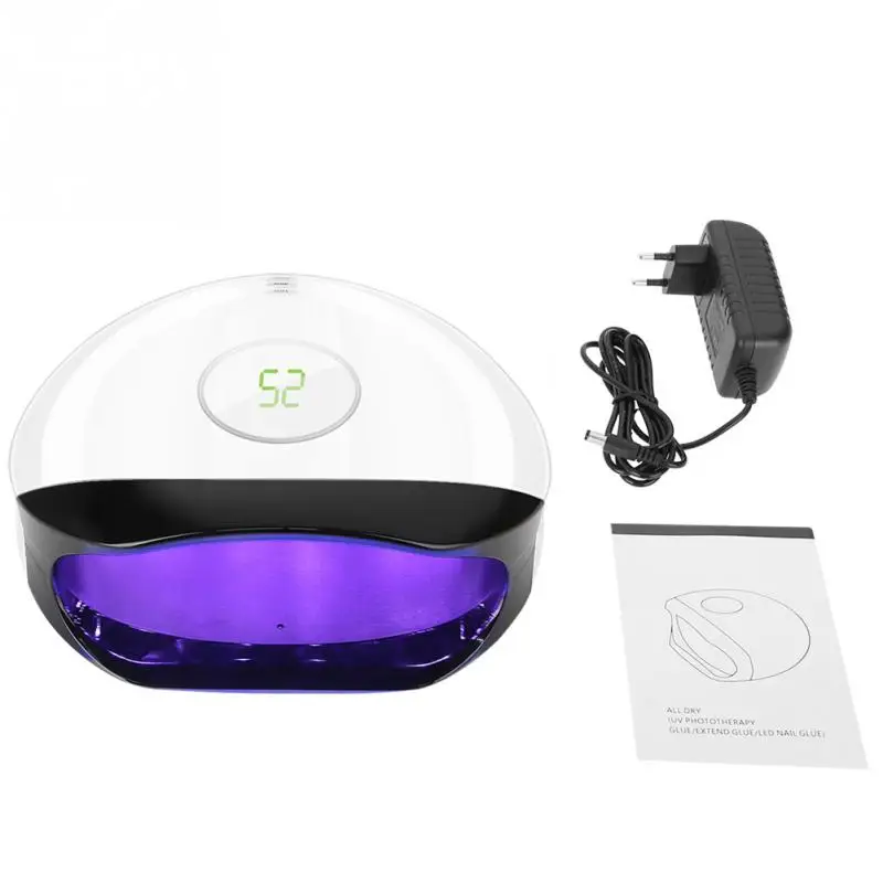 

56W UV LED Lamp Nail Dryer Auto Timer Phototherapy Machine with Projection Display Nail Art Tools uv Nail Lamp