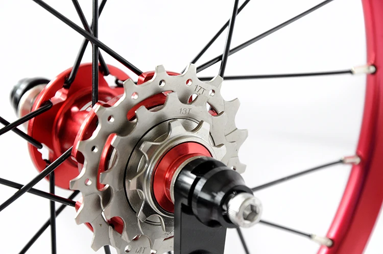 Litepro сделанный на заказ 1" передние и задние колеса комплект для складного велосипеда 9/13/17T 3 Скорость комплект колес