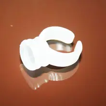 Перманентный макияж Пластик кольцо чернил держатель чашки для татуировки брови, подводка, губы оборудование для перманентного макияжа поставить 100 шт./лот