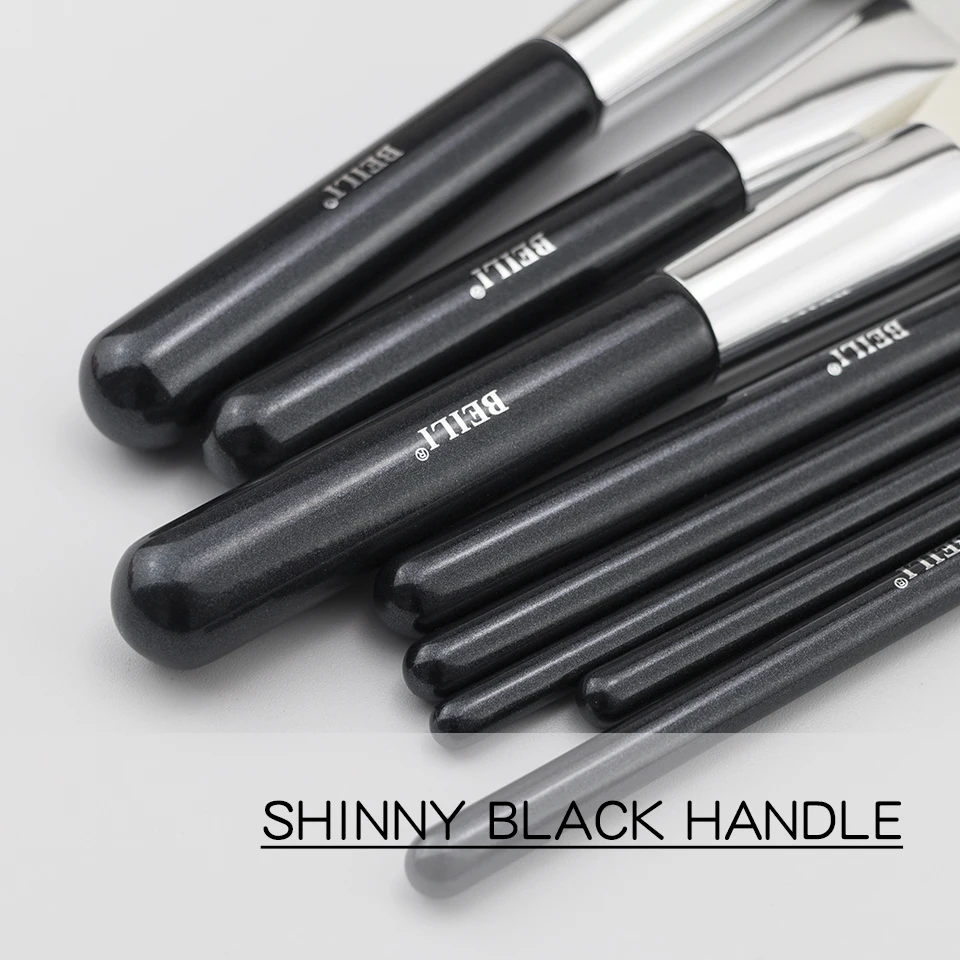 Набор кистей для макияжа из козьей шерсти BEILI Black|makeup brush set|brush setbrushes makeup set |