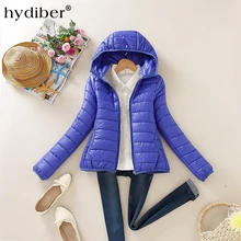 Zipper Hooded Women Winter Jacket 2017 New Brand Spring Autumn Slim Warm Coat Solid Color Short