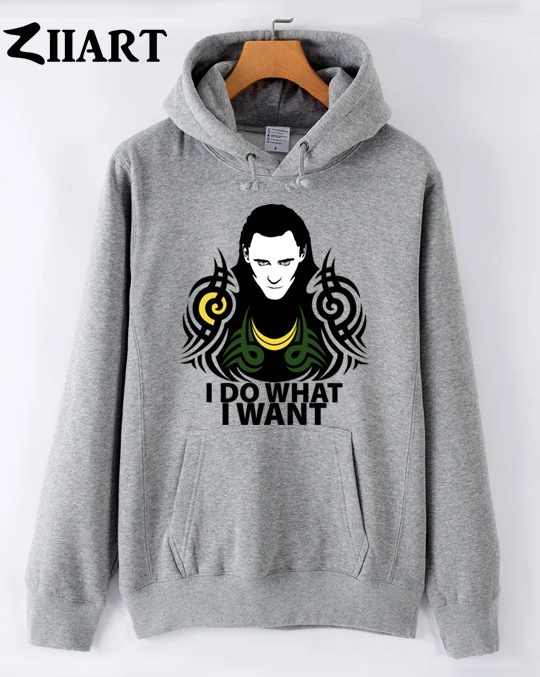 

i do what i want Loki Laufeyson Odinson tom hiddleston couple clothes boys man male autumn winter fleece hoodies