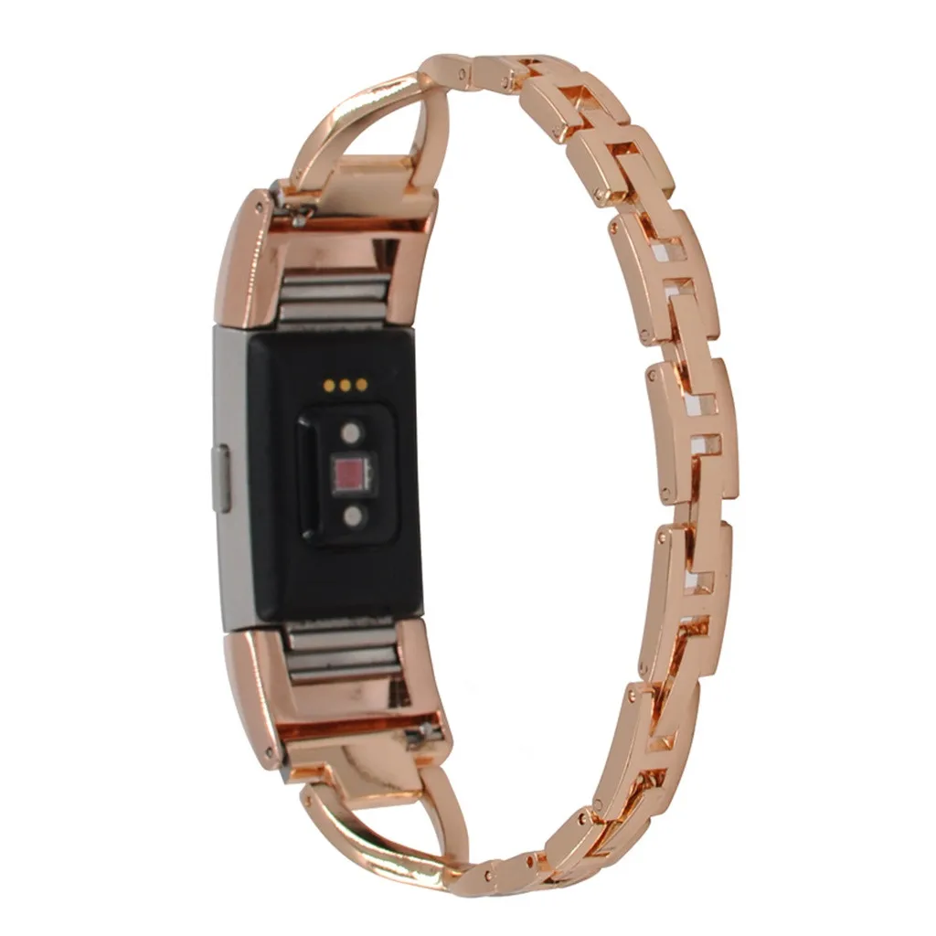 Wacth ремешок для FitBit Charge 2 сменные браслеты из нержавеющей стали часов Ремешок #