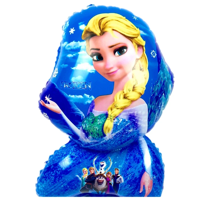1 шт. королева воздушный шар с принцессой Аврора Белль Белоснежка Фольга шар на день рождения принадлежности мультфильм фигура шар Русалка Вечерние
