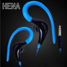 HENA Factory Hanging ear style mobile phone headset with micphone HIFI sound bass intelligent universal headset stereo earphone