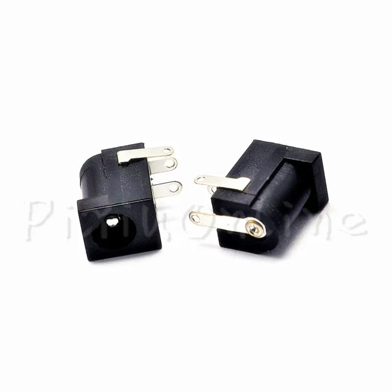 

10PCS ST089b DC-005 5.5*2.1MM DC Power Jack Socket Connector High Quality Black 2.1 Socket Round the Needle Connection tool