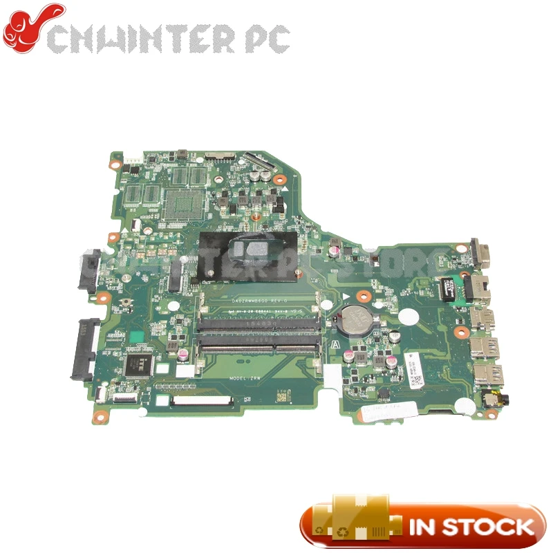 Материнская плата NOKOTION NBG3611002 NB.G3611.002 для ноутбука Acer aspire E5 574G DA0ZRWMB6G0 I3 6100U CPU
