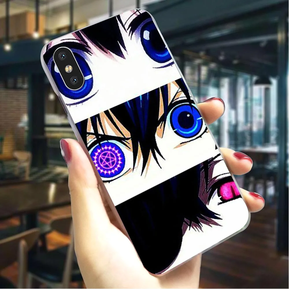 Plastic Phone Case for iPhone 6S Plus Black Butler Kuroshitsuji Cover for iPhone Xs Max Covers 8 XR X 6S Plus 7 5 5S SE