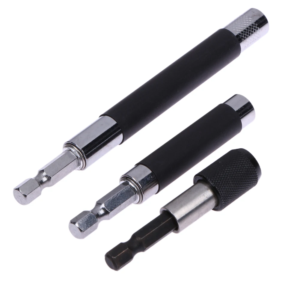 

3pcs 1/4 Extension Hex Drill Bit Magnetic Adapter Socket Screwdriver Bit Holder Hand Repair Tool Stainless Steel Mini Hand Tool