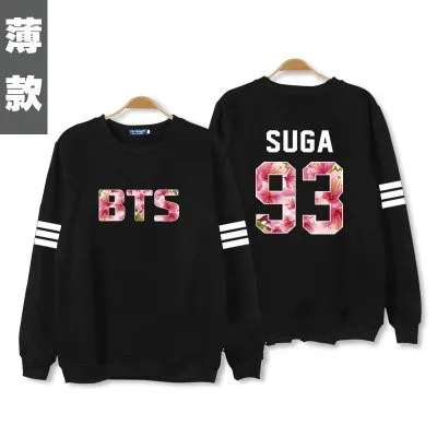 BTS Bulletproof Youth League 2015 Return to the album Nianhua around the same paragraph pullover thin, thick men and women shirt BTS Bulletproof Youth League 2015 Return to the album Nianhua around the same paragraph pullover thin, thick men and women shirt