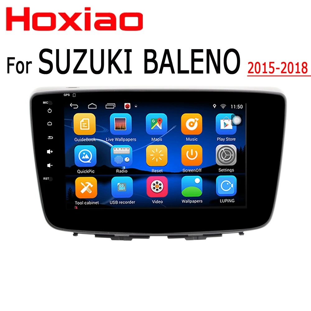 Для SUZUKI BALENO 2015 2016 2017 2018 8 дюймов 1024*600 экран автомобиля Android 6 0 радио gps стерео 2 din