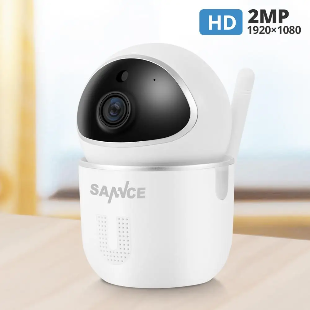 SANNCE FHD 1080P облачная беспроводная IP камера, домашняя охранная камера видеонаблюдения, сетевая камера с автоматическим отслеживанием, камера ночного видения MIPC