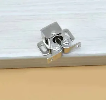 

cabinets door interlock switch chassis cupboard rebound locker,Double Ball Latch Catch Silver Tone Door touch latch