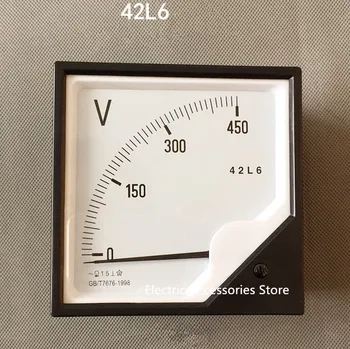 

Pointer AC Voltmeter 42L6 450V 120*120mm DJ Equipment Accessories