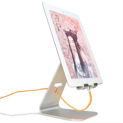 

For iPad Pro 12.9 iPad Air2 4 Aluminum Alloy Desktop Laptop Holder Tablet Stand Newest One-piece Design Silver/Gold