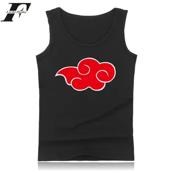 

LUCKYFRIDAYF Naruto Sleeveless Summer Tank Top Men Casual Uchiha Syaringan Bodybuilding Tank Top Classic Japan Anime Casual Vest