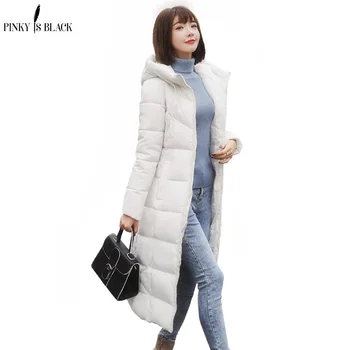 PinkyIsblack Winter Jacket Women Coat 2020 Cotton Padded Jacket Long Hooded Thicken Female Parkas Plus Size 6XL Chaqueta Mujer men winter jacket workwear hooded reflective thicken padded cotton clothes wear resistant work safety jacket workshop coat