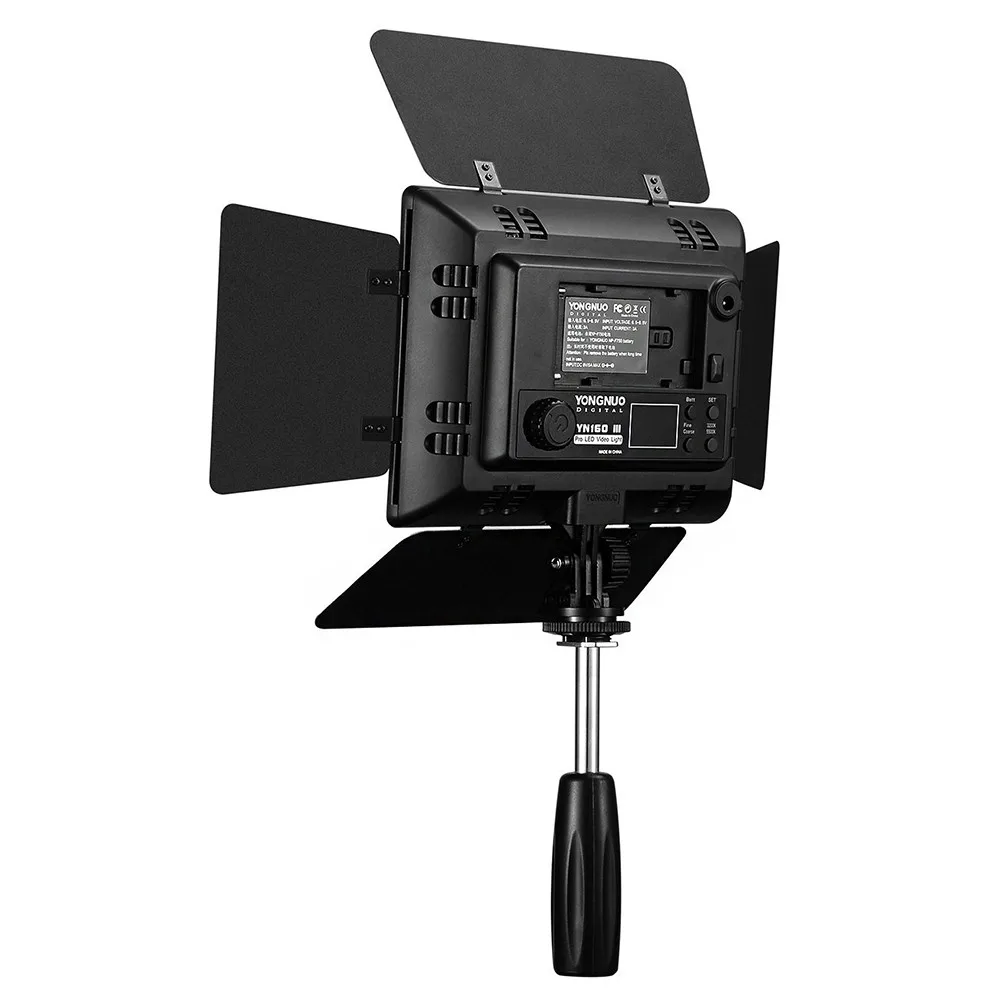  Yongnuo YN160 III LED Video Light Annular Lamp for Mini Camera Smartphone Rng Light With Handled LE