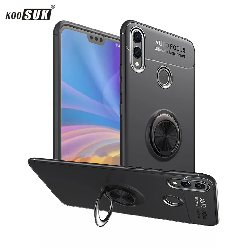 Для Huawei Honor 8X чехол роскошный кожаный мягкий силиконовый Край Ткань задняя
