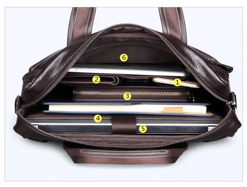 genuine leather briefcase (6)