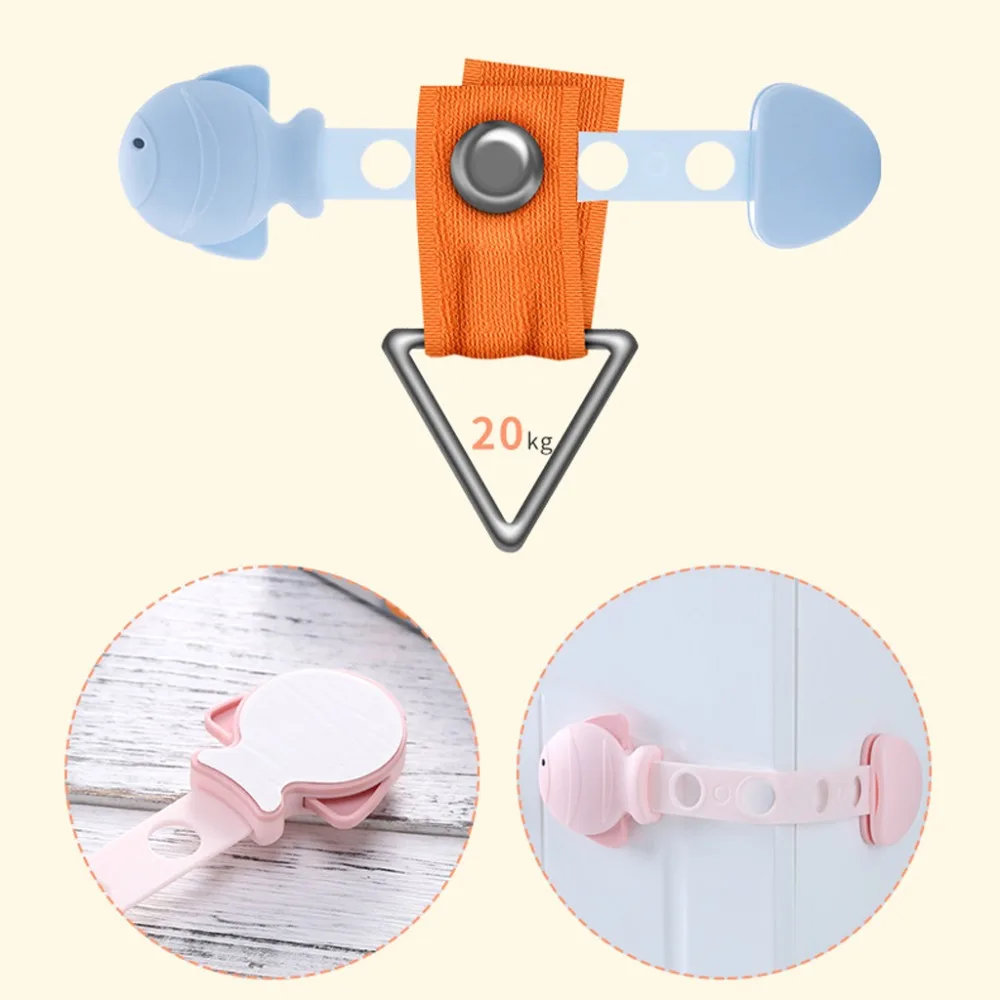 سلامة الطفل قفل خزانة حزام قفل أمان للأطفال سلامة الطفل حماية الأطفال خزانة قفل أمان الطفل واقية مانع