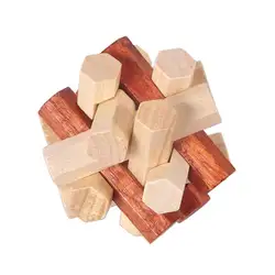 1 комплект деревянный пазл, игрушки набор разблокировать узел для взрослых и детей Логические образовательная разведка развития