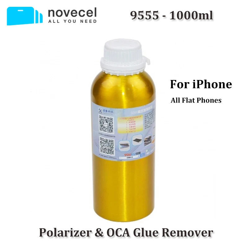 

Novecel Free Shipping BY FEDEX 9555 OCA Glue Remover for Samsung S7 edge S8 Note 8 s6 edge plus Curved screen LCD