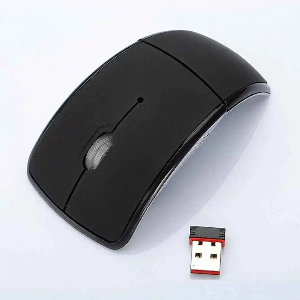 Top Selling Arc 2.4G Wireless Folding Mouse Cordless Mice USB Foldable Receivers Games Computer Laptop Accessory
