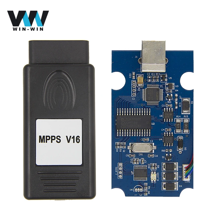 ECU чип тюнинг MPPS V16 диагностический сканер инструмент V16.02 OBD2 OBDII работа для EDC15 EDC16