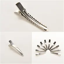 50 шт. 45 мм металлический одинарный зажим для волос Аллигатор бант аксессуары для волос инструмент для самостоятельной сборки