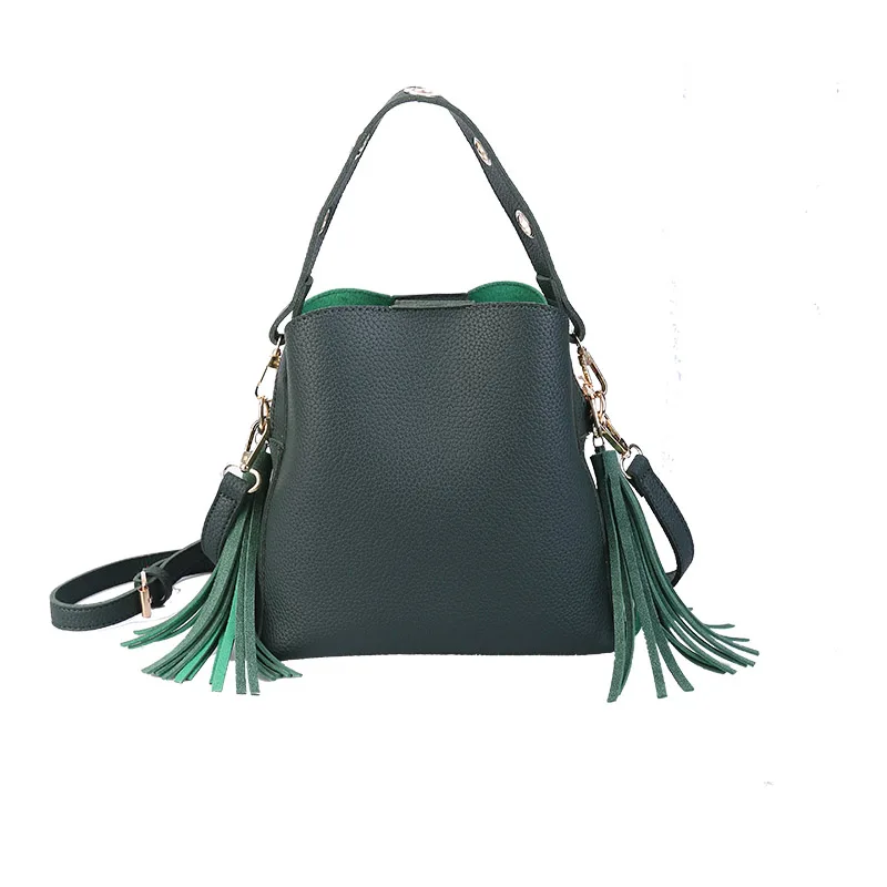 Skup MARFUNY marki torby na ramię z frędzlami torebki damskie peeling codzienna torba dla dziewczynek tornister kobiet torby Crossbody nowa torebka typu bucket Sac