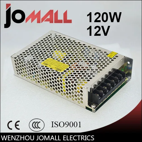 

Free Shipping Universal 12V 10A 120W Switching Power Supply Driver Transformer Control for LED Strip Light Lighting