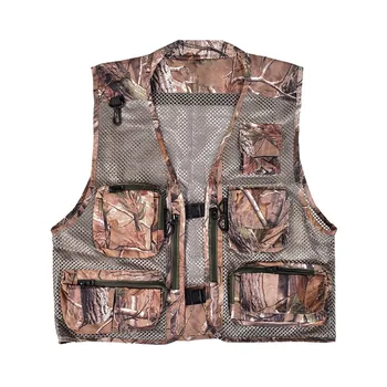 

Fishing Vests Multi Pocket Lightweight Breathable Mesh Jacket Sportswear Multi Pocket Waist Coat Supplies Accessories