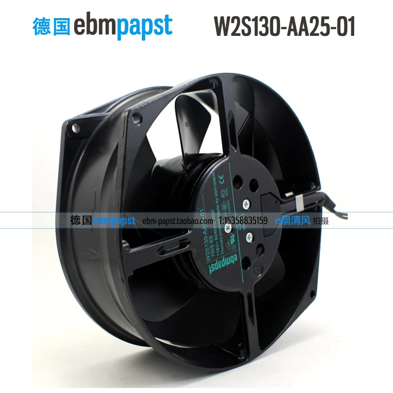Ebmpapst W2S130-AA25-01 AC 115 V 0.47A 40 W 150x55mm вентилятор охлаждения сервера