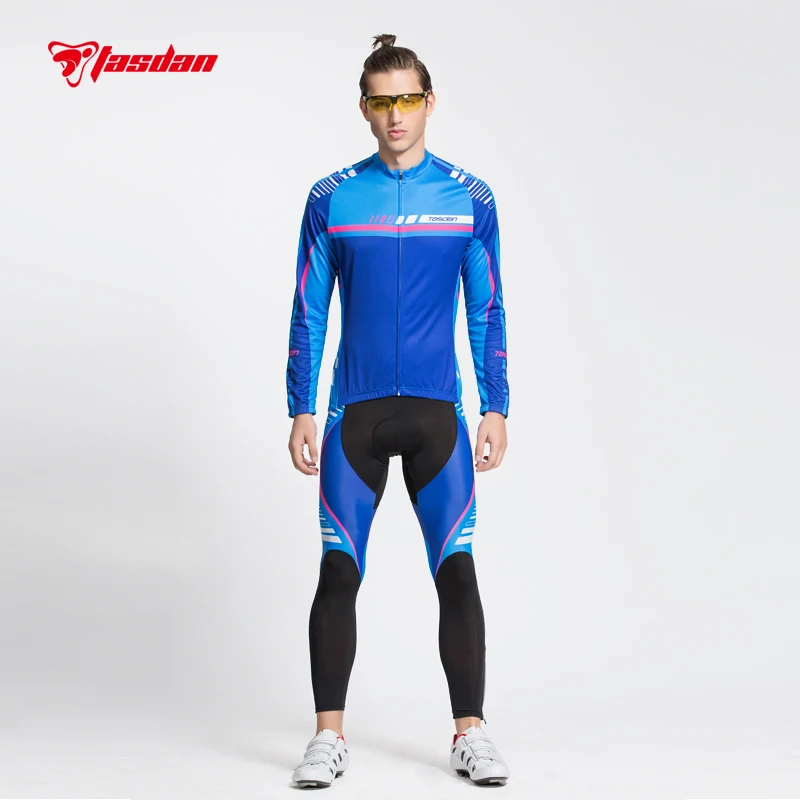 

Tasdan New Cycling Wear Cycling Clothes Men's Cycling Jersey Sets Breathable Quick Dry Mountain Bike Sports wear