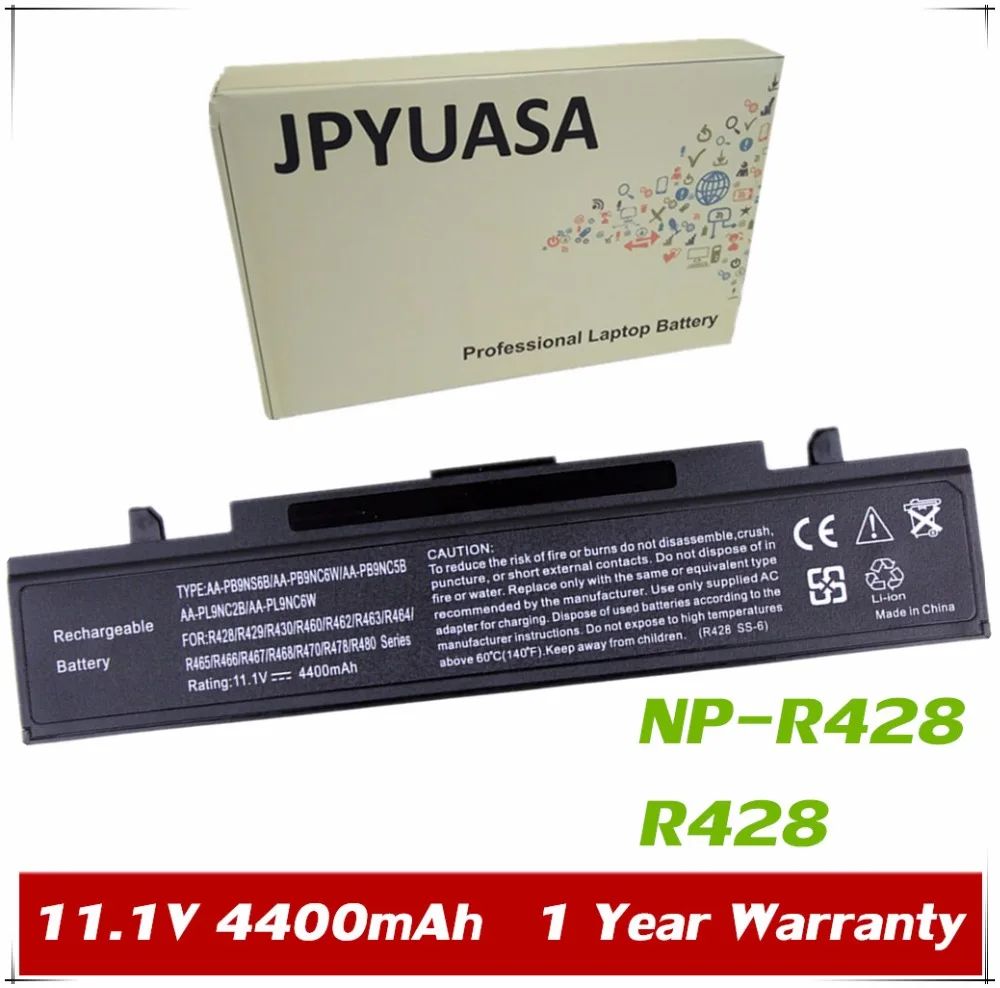 

JPYUASA Battery AA-PB4NC6W AA-PB9NC5B AA-PB9NC6B AA-PB9NS6B For SAMSUNG R428 NP-R428 AA-PL9NC6W AA-PB2NC3W AA-PB2NX6W AA-PL9NC6B