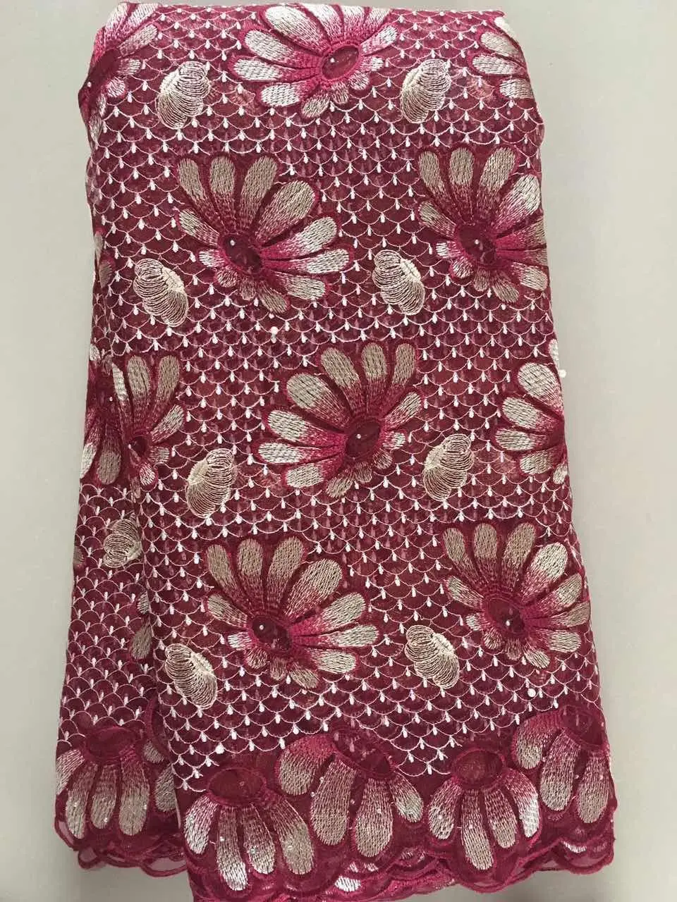 2017 High Quality African Lace Fabrics French Net